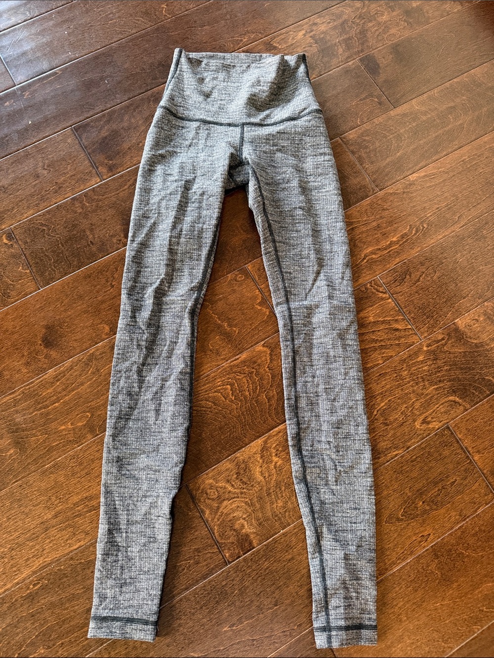 Lululemon size 2 Heather Gray High-Waist Active Leggings